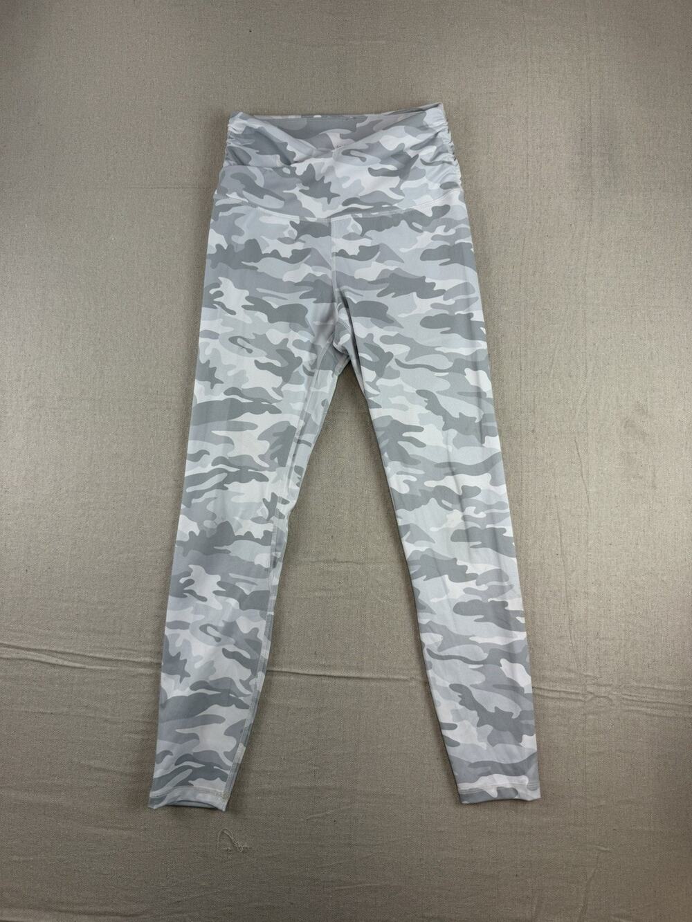 White Camo Yoga Leggings by ODODOS High Waisted Size S